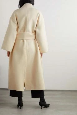 Cheapest ๐ฅ KHAITE Wanda Belted Wool And Cashmere-blend Coat โจ 11 Cheapest ๐ฅ KHAITE Wanda Belted Wool And Cashmere-blend Coat โจ -Khaite Store w920 q60 457