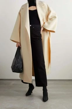 Cheapest ๐ฅ KHAITE Wanda Belted Wool And Cashmere-blend Coat โจ 13 Cheapest ๐ฅ KHAITE Wanda Belted Wool And Cashmere-blend Coat โจ -Khaite Store w920 q60 459