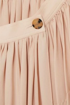 Brand new 😍 KHAITE Odile Pleated Silk-georgette Wrap Midi Skirt ⌛ -Khaite Store w920 q60 468
