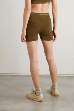 Best Pirce 👏 KHAITE Bryant Intarsia Ribbed-knit Shorts 🔔 -Khaite Store w920 q60 472