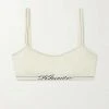 Cheap ⭐ KHAITE Carmelo Intarsia Ribbed-knit Bralette ⭐ -Khaite Store w920 q60 475