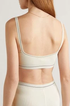Cheap ⭐ KHAITE Carmelo Intarsia Ribbed-knit Bralette ⭐ -Khaite Store w920 q60 478