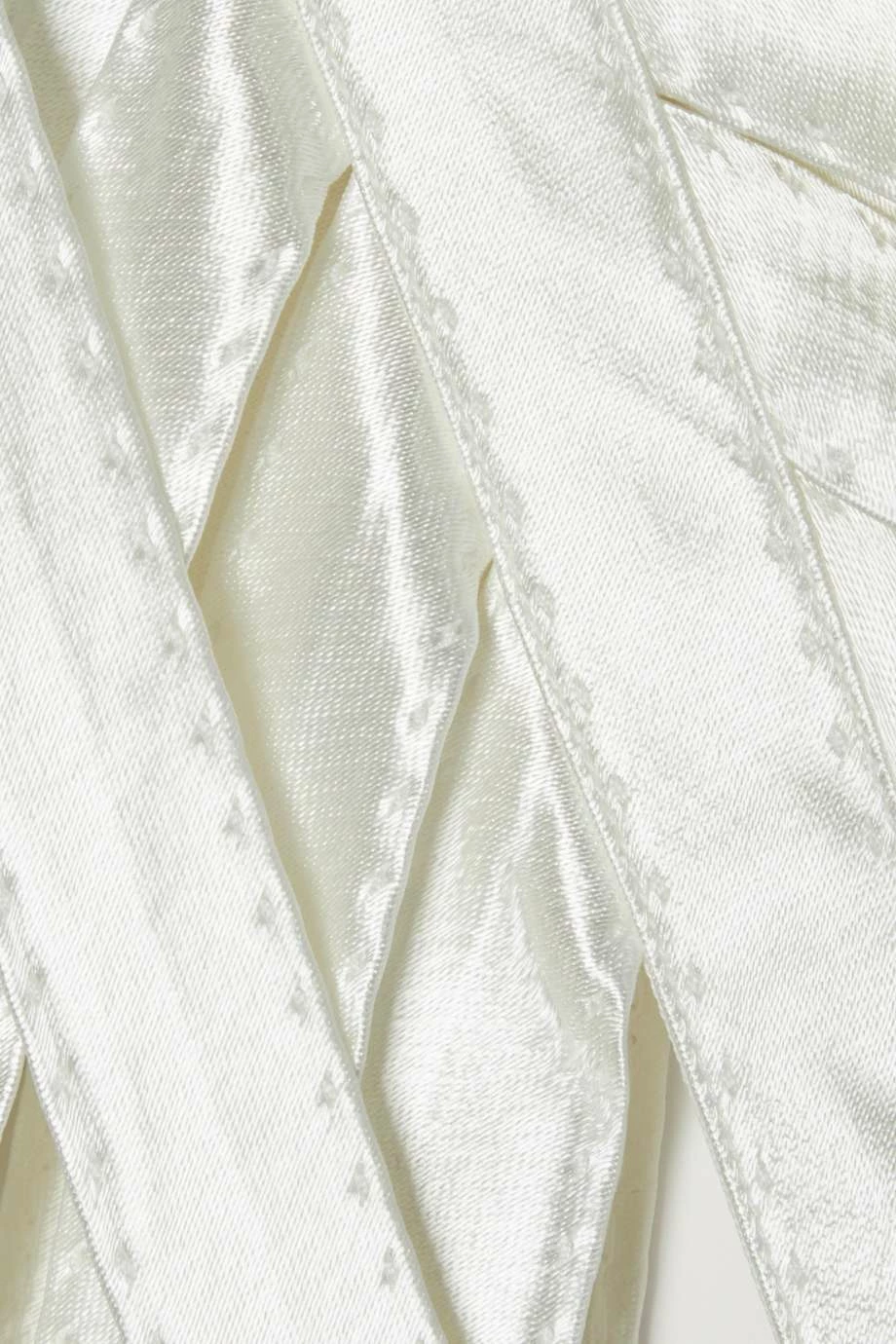 New ❤️ KHAITE Sukey Cutout Hammered-satin Top 🛒 5 New ❤️ KHAITE Sukey Cutout Hammered-satin Top 🛒 - Image 4