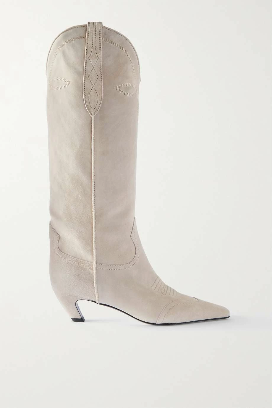Hot Sale π KHAITE Dallas Suede Knee Boots π 3 Hot Sale π KHAITE Dallas Suede Knee Boots π