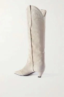 Hot Sale π KHAITE Dallas Suede Knee Boots π 8 Hot Sale π KHAITE Dallas Suede Knee Boots π -Khaite Store w920 q60 539