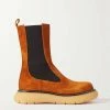 Best Sale ⌛ KHAITE Bleecker Suede Chelsea 😀 Boots 🎉