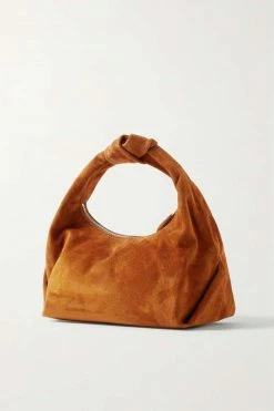 Promo 👍 KHAITE Beatrice Small Knotted Suede Tote ✨ -Khaite Store w920 q60 573