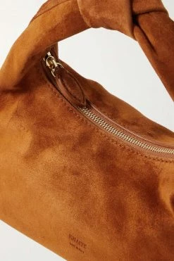 Promo 👍 KHAITE Beatrice Small Knotted Suede Tote ✨ -Khaite Store w920 q60 574