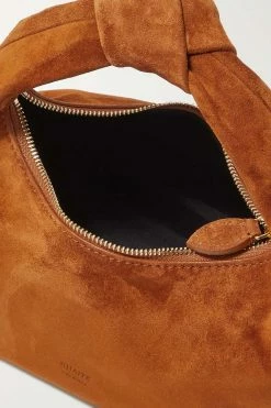 Promo 👍 KHAITE Beatrice Small Knotted Suede Tote ✨ -Khaite Store w920 q60 575