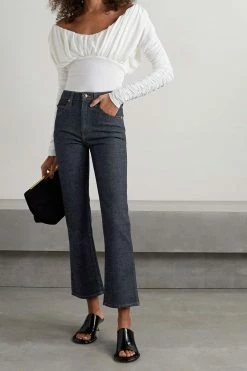Cheapest 🎉 KHAITE Vivian Cropped High-rise Bootcut Jeans 🌟 15 Cheapest 🎉 KHAITE Vivian Cropped High-rise Bootcut Jeans 🌟 -Khaite Store w920 q60 592