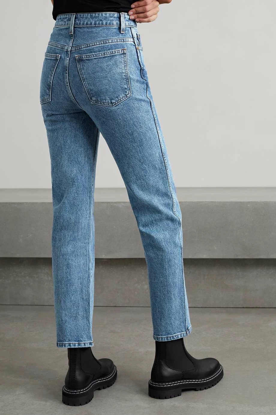 Best deal ๐ KHAITE Abigail Cropped High-rise Straight-leg Jeans ๐ 6 Best deal ๐ KHAITE Abigail Cropped High-rise Straight-leg Jeans ๐ - Image 4