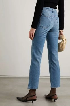 Promo 🌟 KHAITE Vivian Cropped High-rise Bootcut Jeans 🥰 -Khaite Store w920 q60 603