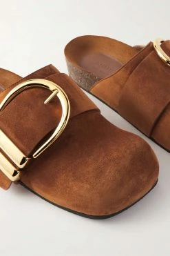 Deals ⌛ KHAITE Downing Suede Mules 👏 10 Deals ⌛ KHAITE Downing Suede Mules 👏 -Khaite Store w920 q60 620