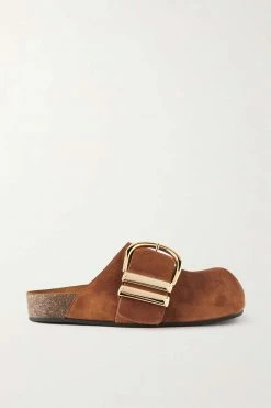 Deals ⌛ KHAITE Downing Suede Mules 👏 11 Deals ⌛ KHAITE Downing Suede Mules 👏 -Khaite Store w920 q60 621