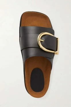 Flash Sale 😀 KHAITE Thompson Buckled Leather Slides ✨