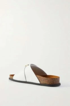 Brand new π KHAITE Thompson Buckled Leather Slides π― 9 Brand new π KHAITE Thompson Buckled Leather Slides π― -Khaite Store w920 q60 650