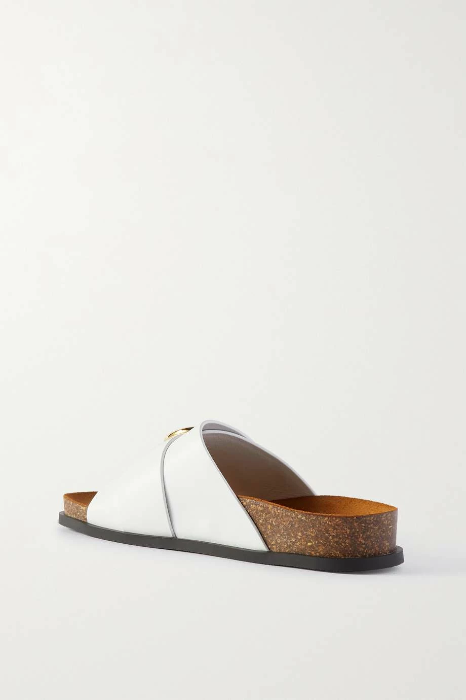 Brand new π KHAITE Thompson Buckled Leather Slides π― 5 Brand new π KHAITE Thompson Buckled Leather Slides π― - Image 3