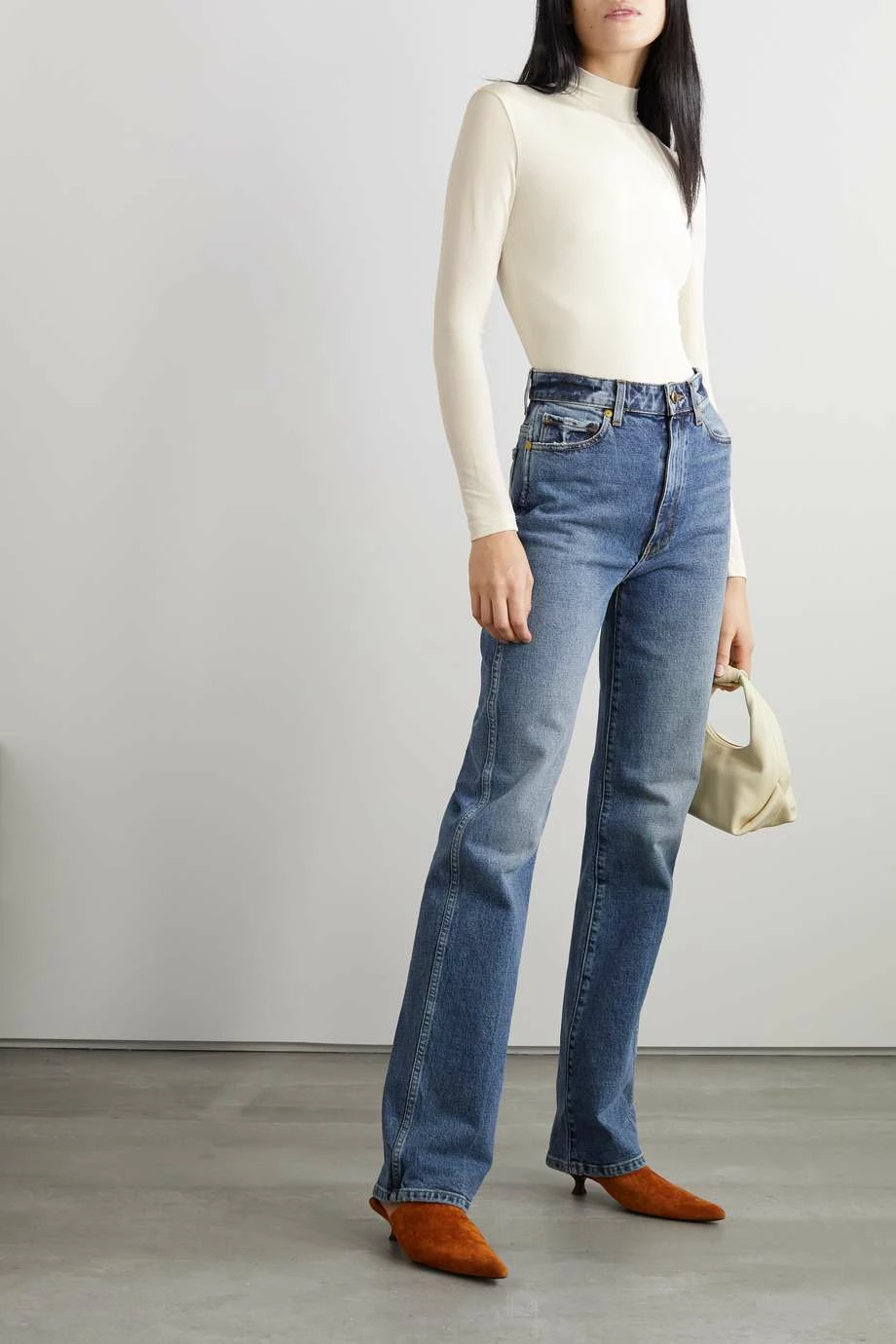 Flash Sale ๐ KHAITE Lala Stretch-jersey Turtleneck Bodysuit โค๏ธ 7 Flash Sale ๐ KHAITE Lala Stretch-jersey Turtleneck Bodysuit โค๏ธ - Image 5