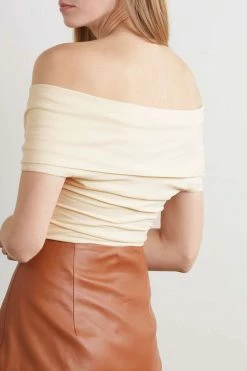 Budget 🤩 KHAITE Cerise Off-the-shoulder Knotted Stretch-cotton Jersey Bodysuit ⭐ 11 Budget 🤩 KHAITE Cerise Off-the-shoulder Knotted Stretch-cotton Jersey Bodysuit ⭐ -Khaite Store w920 q60 666