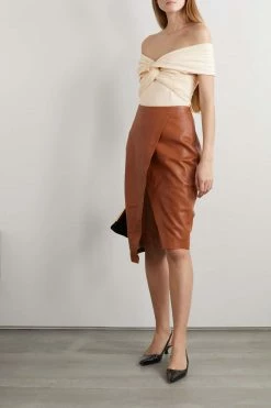 Budget 🤩 KHAITE Cerise Off-the-shoulder Knotted Stretch-cotton Jersey Bodysuit ⭐ 13 Budget 🤩 KHAITE Cerise Off-the-shoulder Knotted Stretch-cotton Jersey Bodysuit ⭐ -Khaite Store w920 q60 668