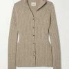 Flash Sale 🥰 KHAITE Juni Ribbed Cashmere Cardigan ❤️
