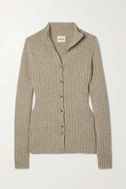 Flash Sale 🥰 KHAITE Juni Ribbed Cashmere Cardigan ❤️