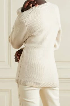 Flash Sale 💯 KHAITE Claudia Cashmere-blend Sweater 💯 -Khaite Store w920 q60 691