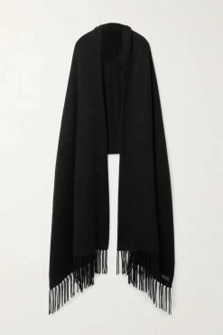Best Sale 🌟 KHAITE Dante Fringed Cashmere Scarf 😀