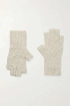 Buy ✨ KHAITE Beatrix Cashmere Fingerless Gloves 🔥