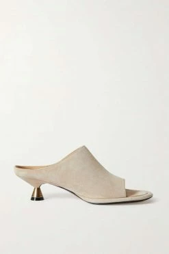 Best Pirce ❤️ KHAITE Watts Suede Mules ⭐