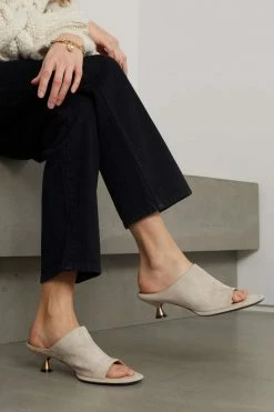 Best Pirce ❤️ KHAITE Watts Suede Mules ⭐ -Khaite Store w920 q60 713