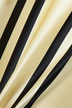 Buy ❤️ KHAITE Phoebe Cropped Striped Silk-satin Wide-leg Pants 🔥 -Khaite Store w920 q60 719