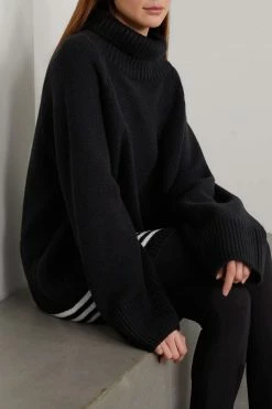 Wholesale 🤩 KHAITE Sonya Striped Cashmere Turtleneck Sweater ❤️ -Khaite Store w920 q60 735