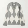 Top 10 🌟 KHAITE Valerie Argyle Cashmere Sweater 🤩
