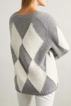 Top 10 🌟 KHAITE Valerie Argyle Cashmere Sweater 🤩 -Khaite Store w920 q60 744