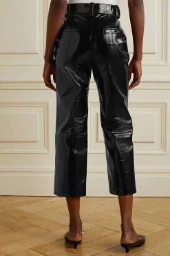 Discount โ KHAITE Melie Cropped Crinkled Patent-leather Straight-leg Pants ๐ฅฐ 11 Discount โ KHAITE Melie Cropped Crinkled Patent-leather Straight-leg Pants ๐ฅฐ -Khaite Store w920 q60 756