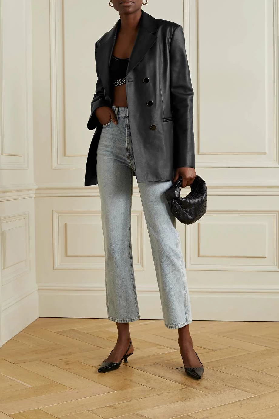 Hot Sale ๐คฉ KHAITE Johnson Leather Blazer โ 4 Hot Sale ๐คฉ KHAITE Johnson Leather Blazer โ - Image 2