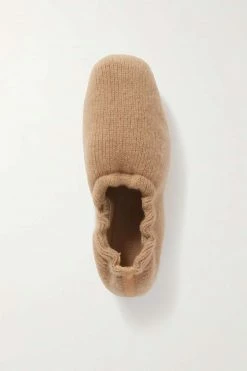 Outlet ✔️ KHAITE Logan Cashmere Ballet Flats 😀