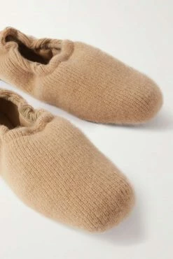 Outlet ✔️ KHAITE Logan Cashmere Ballet Flats 😀 -Khaite Store w920 q60 768