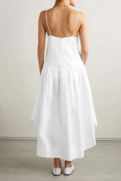 Wholesale โ๏ธ KHAITE Norelle Cutout Gathered Cotton-poplin Midi Dress ๐ 9 Wholesale โ๏ธ KHAITE Norelle Cutout Gathered Cotton-poplin Midi Dress ๐ -Khaite Store w920 q60 772