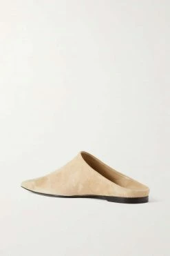 Hot Sale 🧨 KHAITE Cornelia Suede Point-toe Mules ⭐ -Khaite Store w920 q60 781
