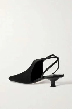 Budget ❤️ KHAITE Lafayette Satin Slingback Pumps 👍 -Khaite Store w920 q60 786