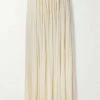 Flash Sale 🧨 KHAITE Lowell Pleated Crepe Maxi Skirt 👍