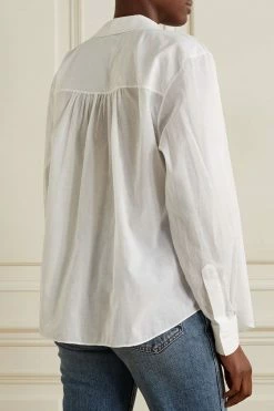 Best deal 💯 KHAITE Lucien Cotton-voile Shirt 😀 -Khaite Store w920 q60 797