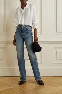 Best deal 💯 KHAITE Lucien Cotton-voile Shirt 😀 -Khaite Store w920 q60 799