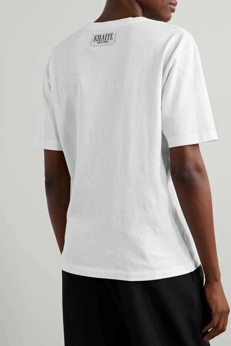 Cheapest ❤️ KHAITE Mae Cotton-jersey T-shirt ⌛ 5 Cheapest ❤️ KHAITE Mae Cotton-jersey T-shirt ⌛ - Image 3