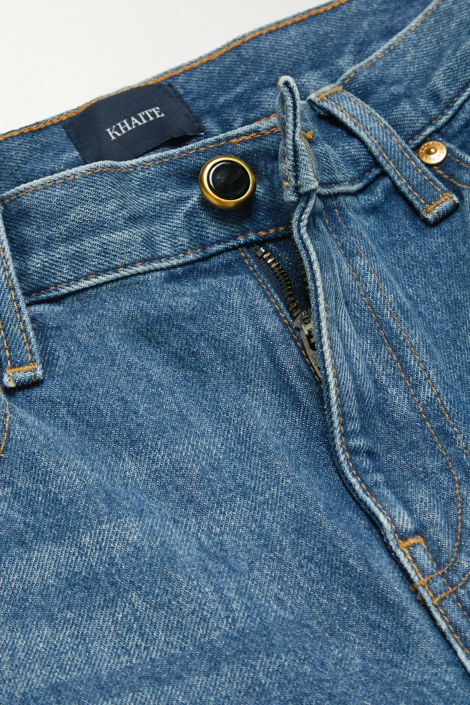 New ✔️ KHAITE Kerrie Frayed Mid-rise Straight-leg Jeans 😀 6 New ✔️ KHAITE Kerrie Frayed Mid-rise Straight-leg Jeans 😀 - Image 4