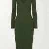 Best reviews of ✔️ KHAITE Alessandra Ribbed-knit Midi ✨ Dress ⌛