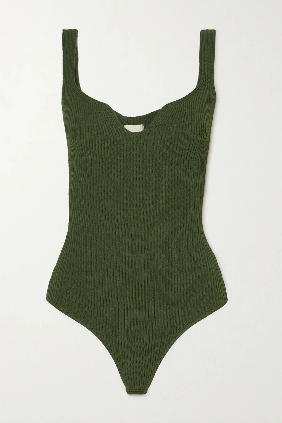 Deals ๐ KHAITE Yves Ribbed-knit Bodysuit ๐ 3 Deals ๐ KHAITE Yves Ribbed-knit Bodysuit ๐