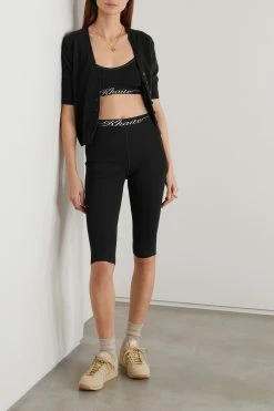 Discount ✔️ KHAITE Carmelo Intarsia Ribbed-knit Bralette ⌛ -Khaite Store w920 q60 916